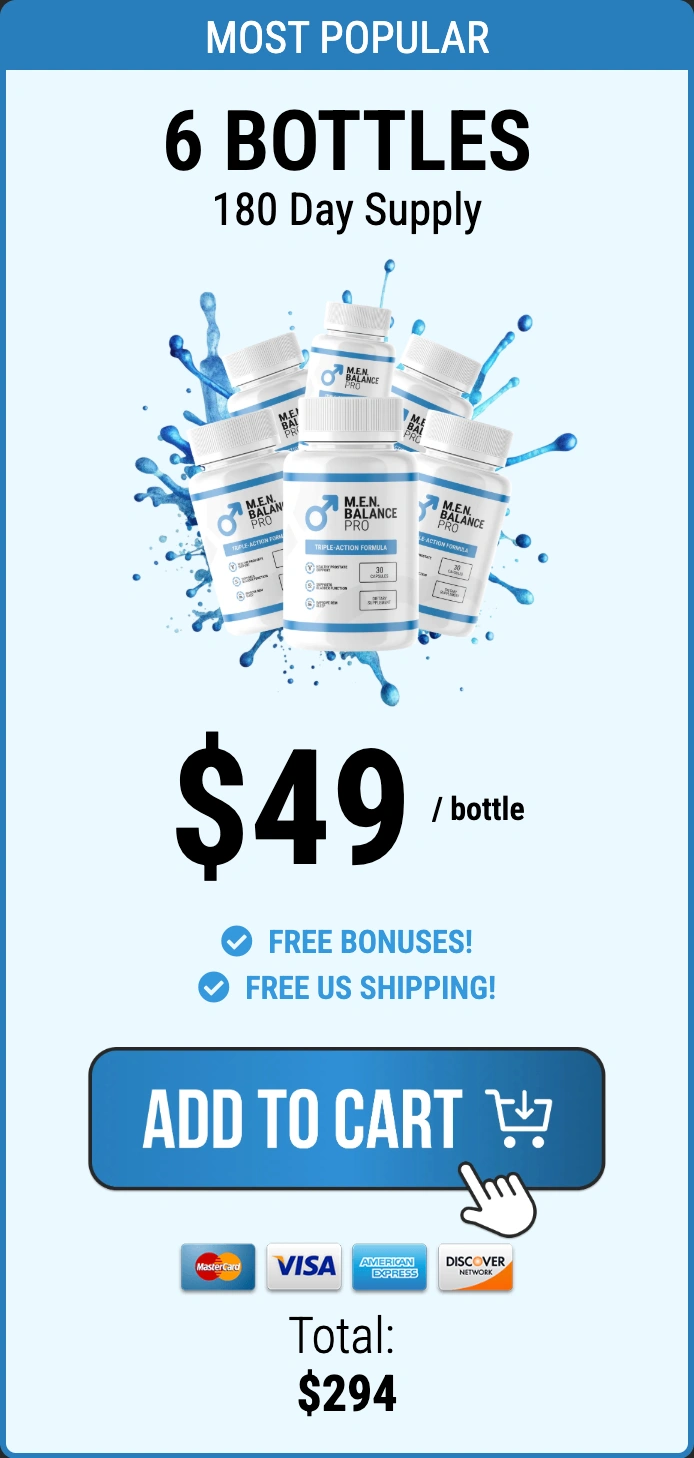 Men Balance Pro 6 bottles