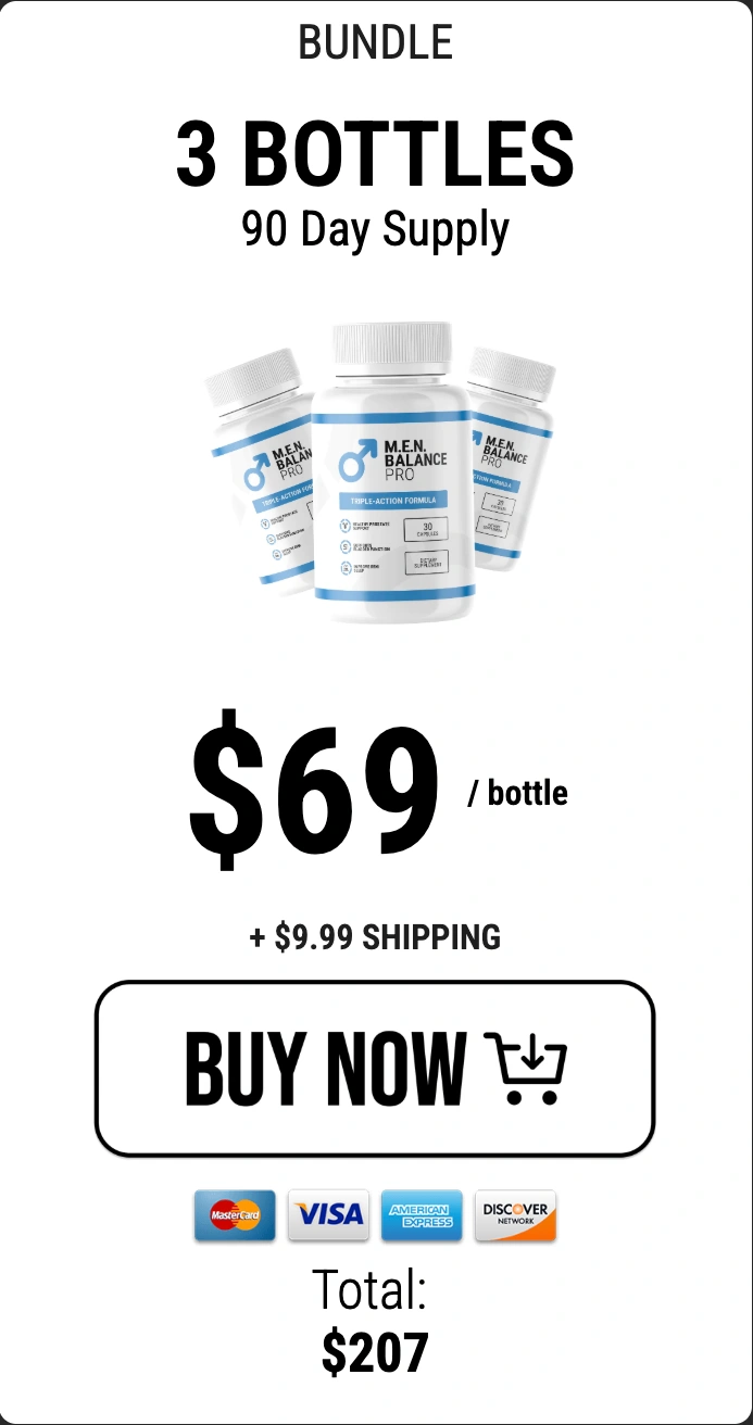 Men Balance Pro three bottles order
